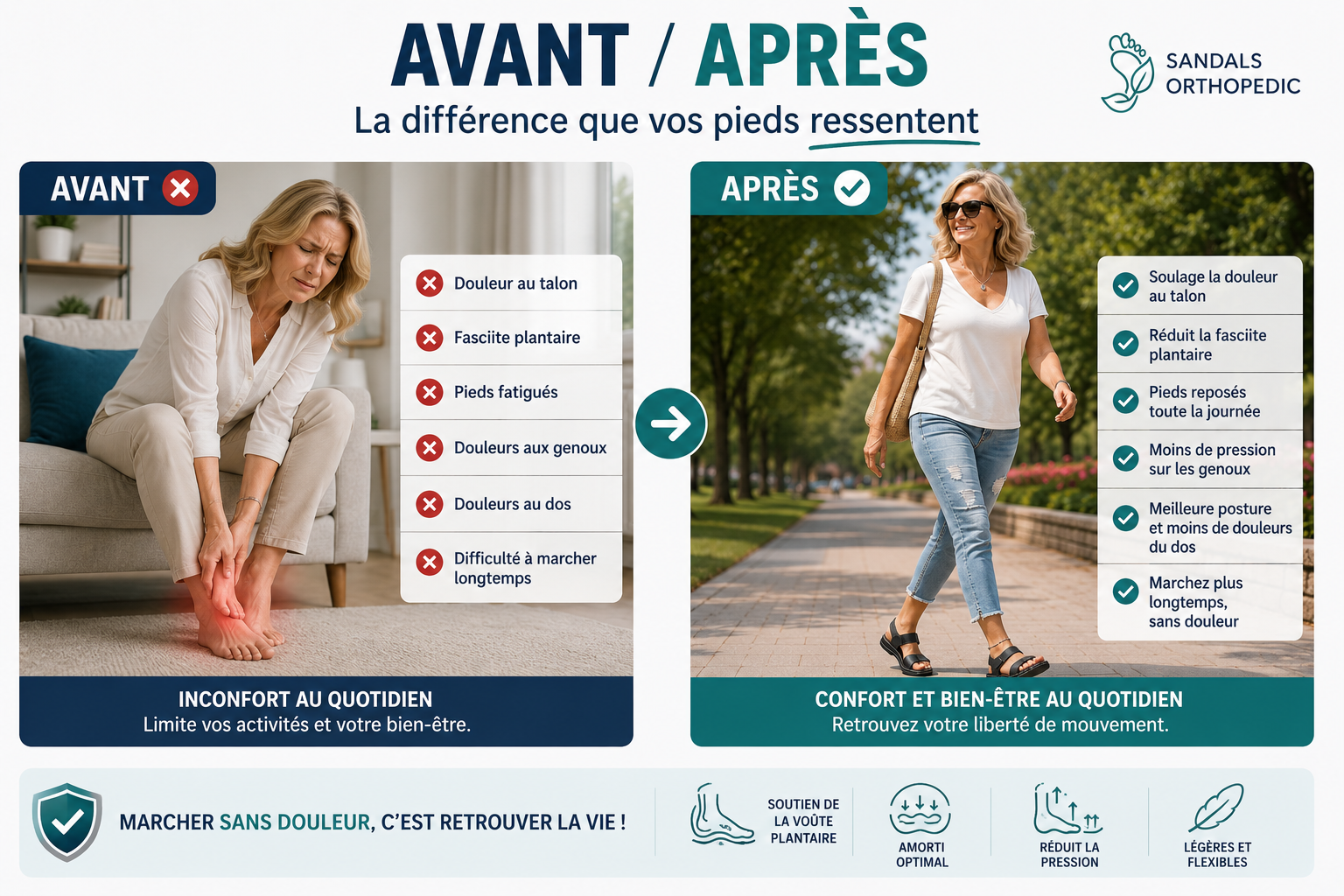 Orthopedic Comfort Sandals