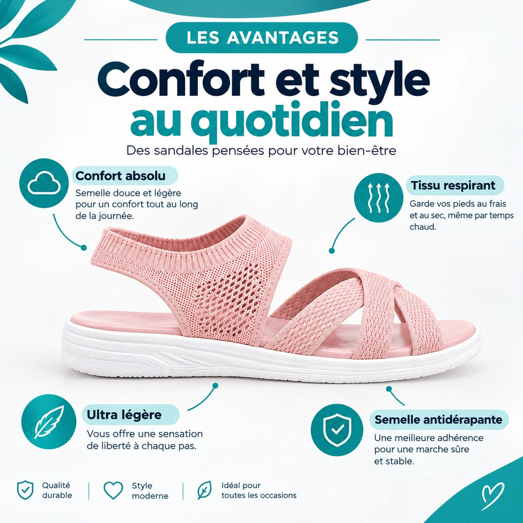 Sandales Femme Confortables & Respirantes