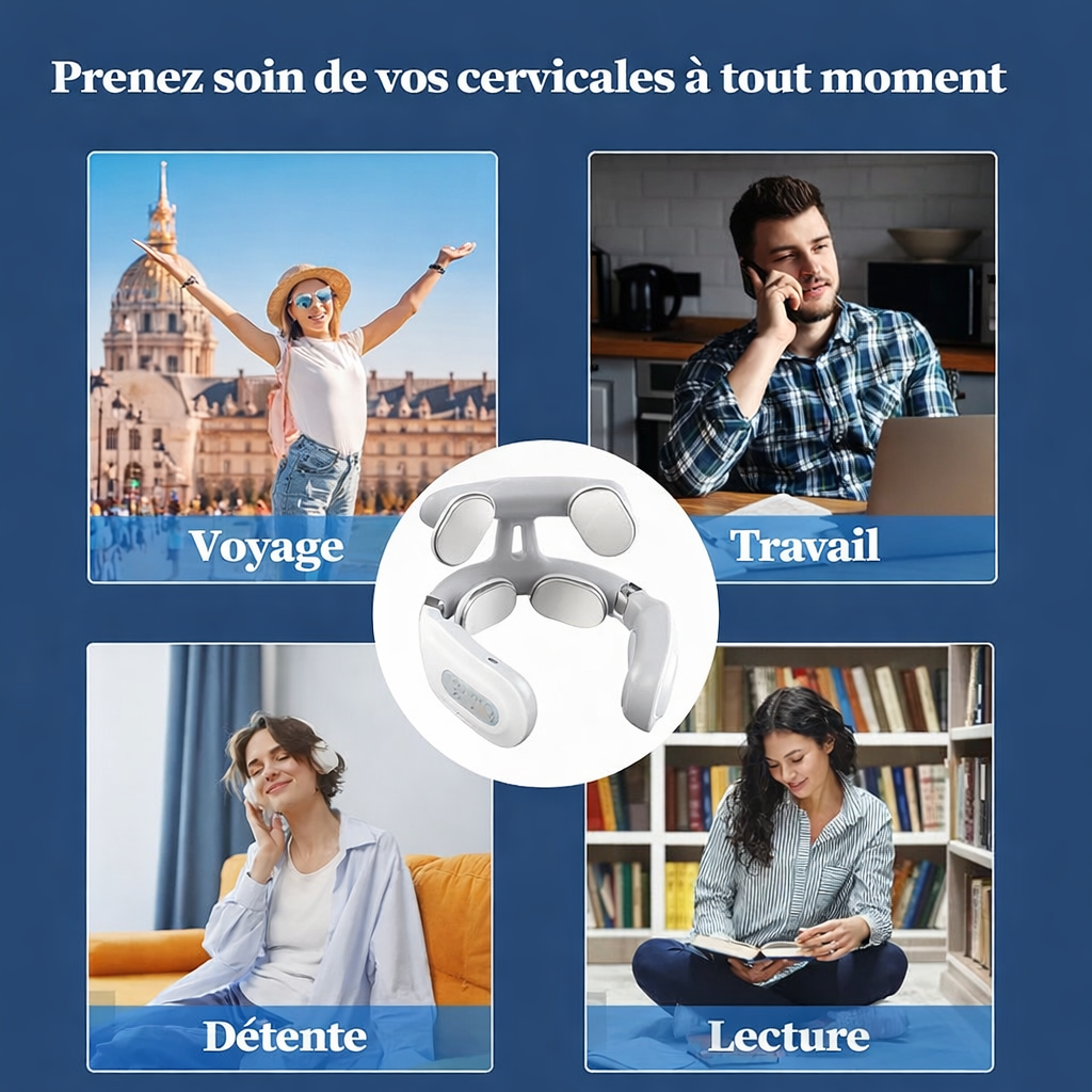 Cervical Vertebra Instrument Neck Shoulder And Neck Massage Instrument Massager Yozara