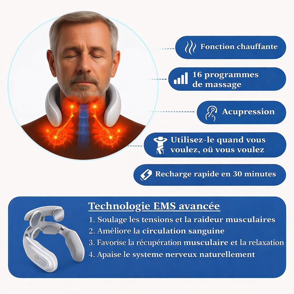 Cervical Vertebra Instrument Neck Shoulder And Neck Massage Instrument Massager Yozara